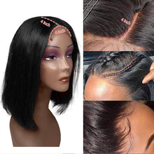 Load image into Gallery viewer, Giana 4x4 Human Hair Lace Front Bob Wig
