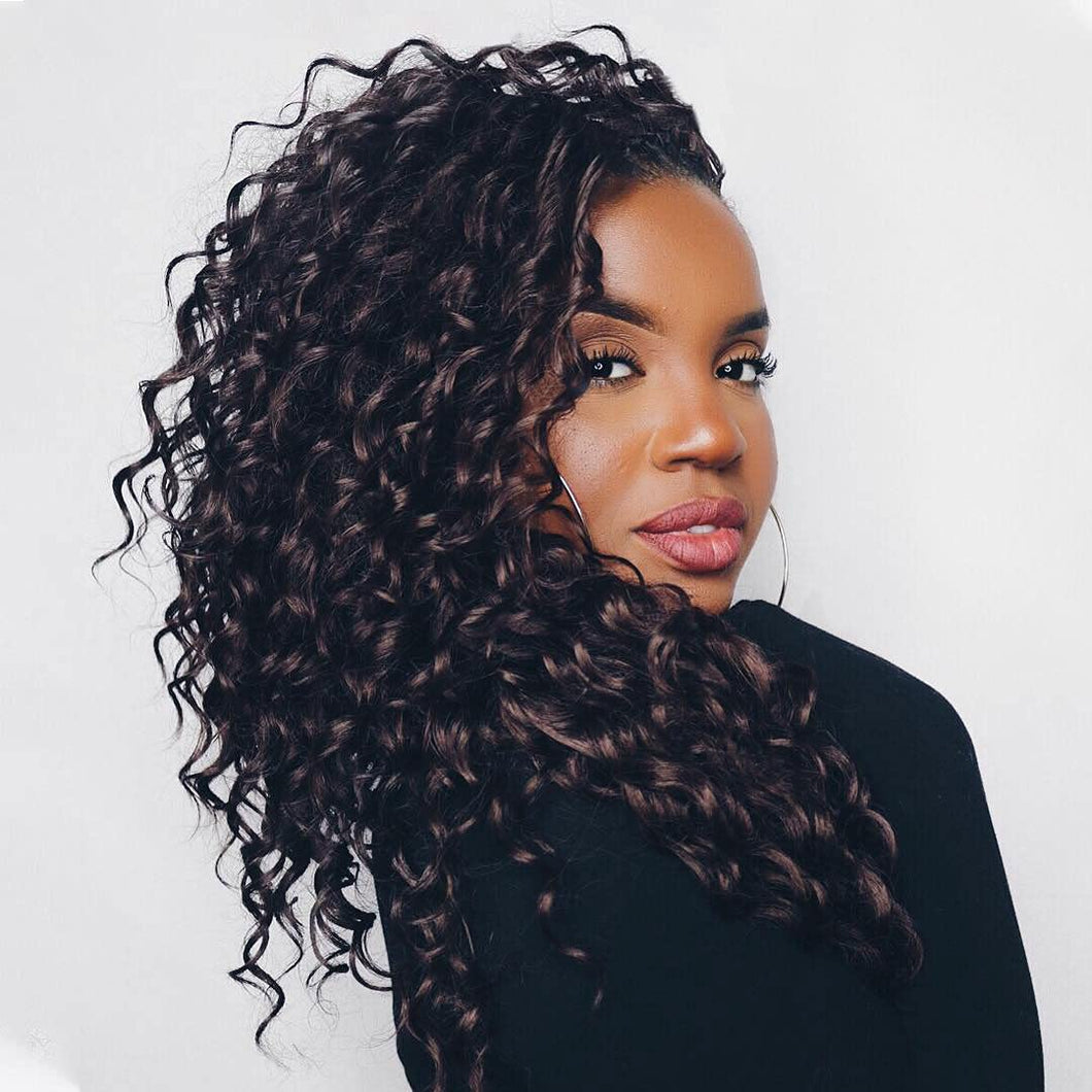 Amiyah Curly Ocean Wave Crochet Synthetic Hair Extensions