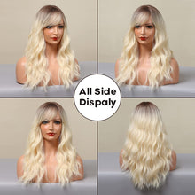 Load image into Gallery viewer, Camila Blonde Ombre Long Synthetic Wig