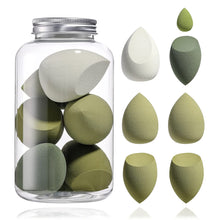 Load image into Gallery viewer, 7 Pcs Multi-Colored Latex-Free and Vegan Makeup Sponge Set