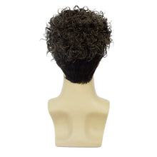 Load image into Gallery viewer, Elliot Ash Brown Synthetic  Short Curly Men&#39;s Wig
