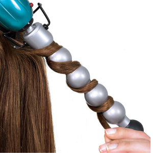 Elegant Professional Clamp-Free Bubble Curling Wand