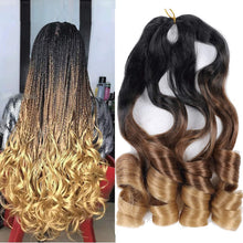 Load image into Gallery viewer, Nia C14 French Curls 22&quot; 6 Pack Braiding Hair