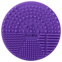 Load image into Gallery viewer, Round Silicone Makeup Brush Cleaning Mat, Makeup Brush Scrubber, Cosmetic Brush Cleaner with Suction Cup