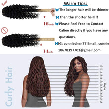 Load image into Gallery viewer, Mrs. Woods #1B Curly Human Hair Clip-ins Extension