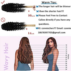 Sofia Natural Wave #1B Curly Clip Ins Human Hair Extension