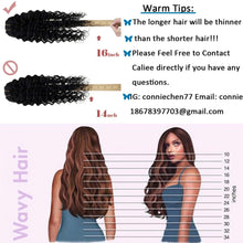 Load image into Gallery viewer, Natalia Natural Wave #P4/27 Curly Clip Human Hair Extension