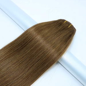 Lexi Brown Human Hair Straight  Clip-in Extensions