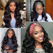 Load image into Gallery viewer, Destiny 18 - 24 Inches Human Hair Body Wave Headband Wig