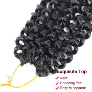 Small 1B Passion Twist Water Wave Crochet Hair