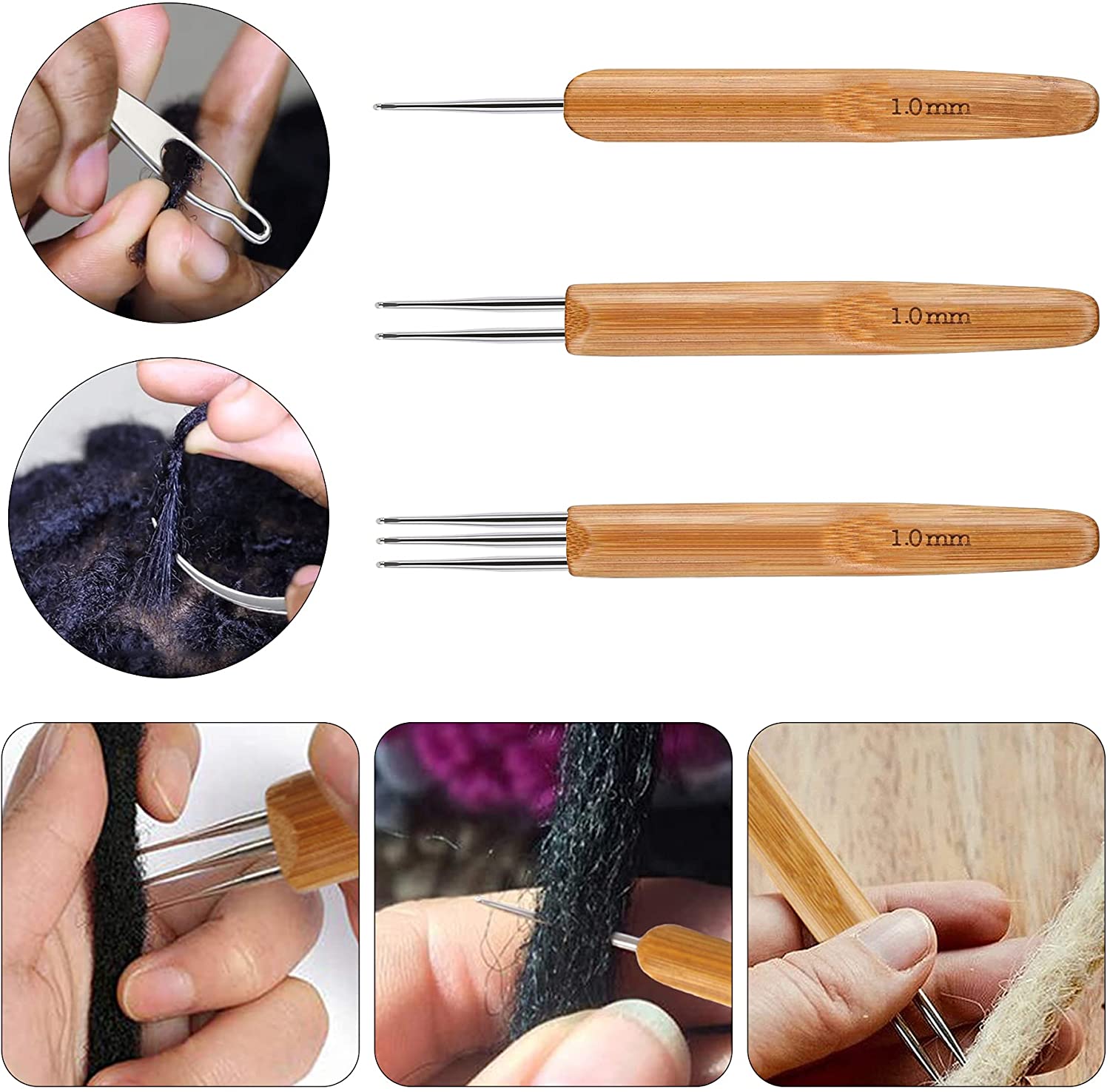 Dart Sheer 1.0mm Needle Dreadlock Crochet Hook Tool – Bella Chic