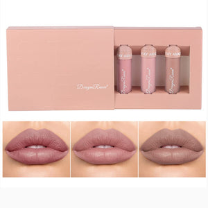 Florence 3 pcs Pink Matte Waterproof Lip Stick Set