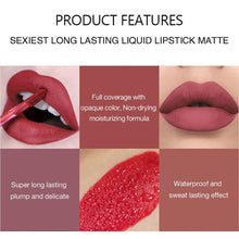 Load image into Gallery viewer, Beijing 6 pcs H-Set A Matte Waterproof Lip Stick Tube