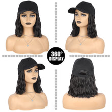Load image into Gallery viewer, Nicole Short &amp; Sassy Wavy Synthetic Bob Hat Wig