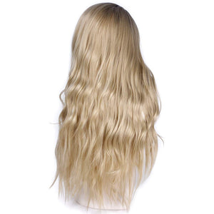 Sadie Golden Blonde Long Wavy Synthetic Wig