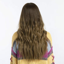 Load image into Gallery viewer, Sophie Dark Brown With Highlights Ombre Wavy Synthetic Wig