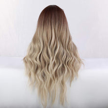 Load image into Gallery viewer, Zoe Ash Blonde Long Wavy Synthetic Wig