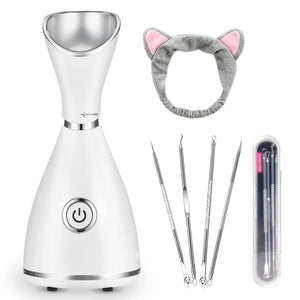 All In One Facial Steamer & Blemish Extractor Set