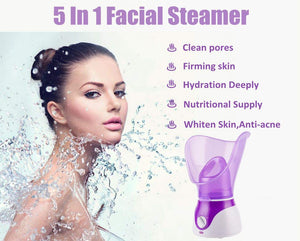 Professional Home Spa Facial Steamer for Moisturizing and Hydrating Face