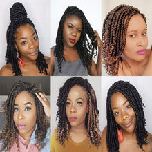 Load image into Gallery viewer, Tiana 12-16 Inches Crochet Curly Senegalese Twist Synthetic Hair Bundles