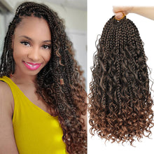 Load image into Gallery viewer, Ciara T30 Goddess Box Braids Crochet with Curly Ends Hair Extension