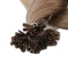 Load image into Gallery viewer, Natural Blonde Human Hair 14-22 Inches U Tip Extension