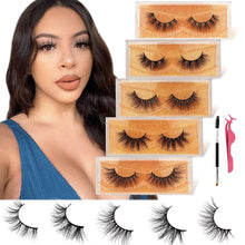 Load image into Gallery viewer, Daytime Beauty Mink Eyelashes Set