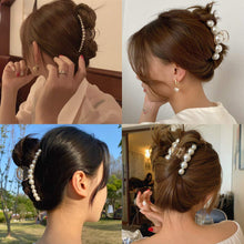 Load image into Gallery viewer, Ms. Sophisticated Pearl Hair Clips