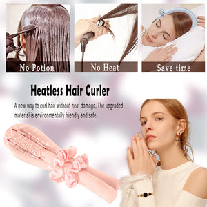 No-Slip Heatless Hair Curling Rod Headband