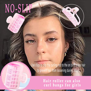 No-Slip Heatless Hair Curling Rod Headband
