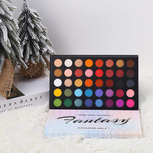 Advanced Artistry Iridescent Eyeshadow Palette with Versatile Shades and Textures