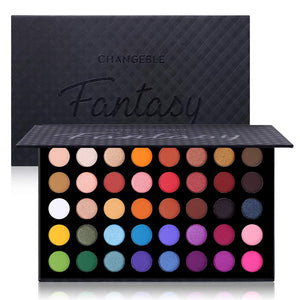 Advanced Artistry Iridescent Eyeshadow Palette with Versatile Shades and Textures