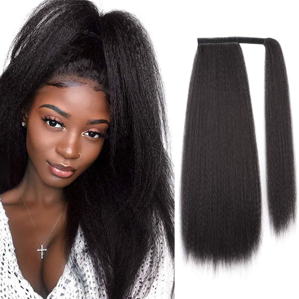 Brianna Kinky Straight 24 Inches Synthetic Ponytail
