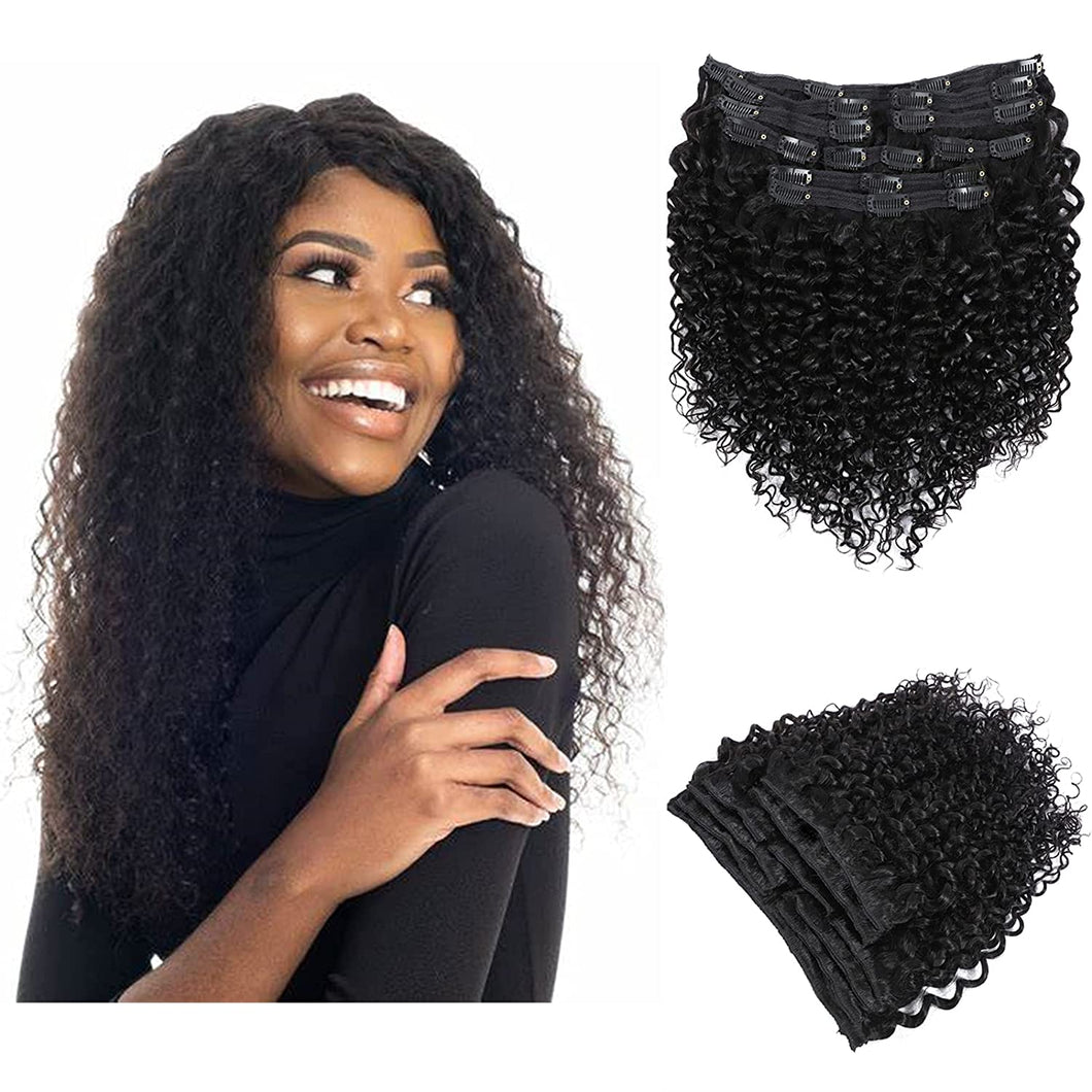 Simone Water Wave 10-24 Inches Human Hair Clip-in Extension