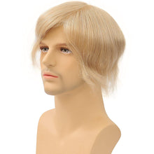 Load image into Gallery viewer, Chad Ash Blonde Wavy 100% European Human Hair Toupee
