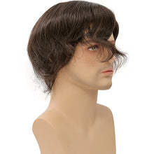 Load image into Gallery viewer, Daniel Dark Brown 100% European Human Hair Toupee