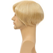 Load image into Gallery viewer, Mirana #613 Blonde Wavy 100% European Human Hair Toupee