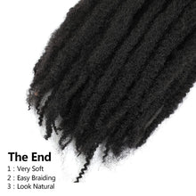 Load image into Gallery viewer, Kelly Jet Black 18&quot; Synthetic  Marley Braiding Hair Extension