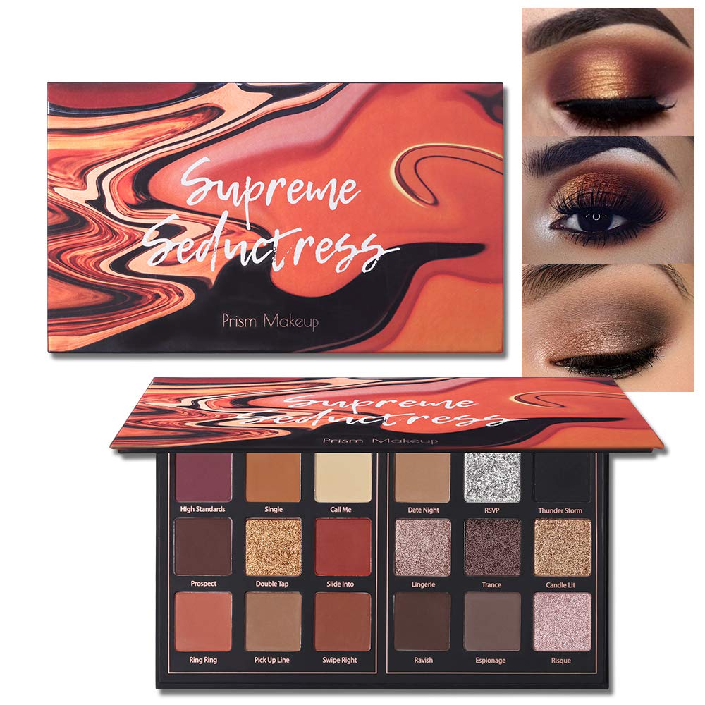 Seductress 18 Highly Pigmented Matte and Shimmer Eyeshadow Palette