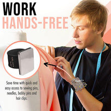 Load image into Gallery viewer, Black Magnetic Product Holder Wristband for Hair Stylist