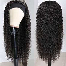 Load image into Gallery viewer, Nia 10 - 28 inches Kinky Curly 10A Grade Deep Wave Human Hair Headband Wig