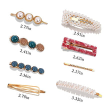 Load image into Gallery viewer, 28 Pcs Pearls Hair Clips, Hair Barrettes, Handmade Bobby Pins