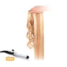 Load image into Gallery viewer, Heather 14 Inches Blonde With Highlights Double Straight Human Hair Clip-In Extensions