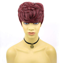 Load image into Gallery viewer, London T1B/99J Layered Pixie Cut Human Hair Wig
