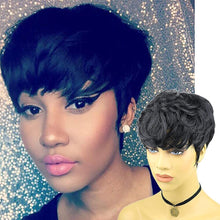 Load image into Gallery viewer, Madison Pixie Cut Layered Human Hair Wig