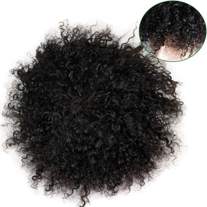 Kinky Curly Dante Human Hair Toupee Hairpiece