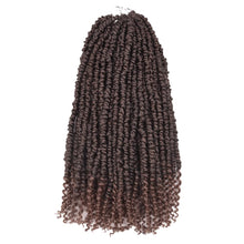 Load image into Gallery viewer, Dark Brown 22 Inches Pre-looped Spring Senegalese Twist Synthetic Hair