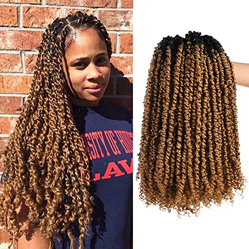 Blonde Water Wave Ombre 18 Inches Passion Twist Crochet Bulk Hair