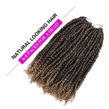 Load image into Gallery viewer, T27 Strawberry Blonde Tips 18-22 Inches Synthetic Passion Twist Crochet Hair