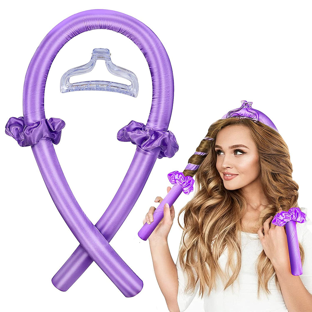 Silk Ribbon Hair Rollers for Safe and Gentle Heatless Hair Curling